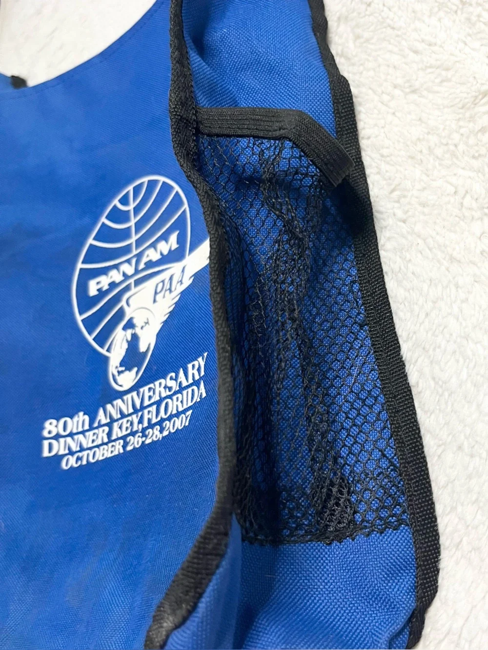 Vintage Pan Am Airlines Convention Tote Bag - Rare Find for Aviation Collectors!